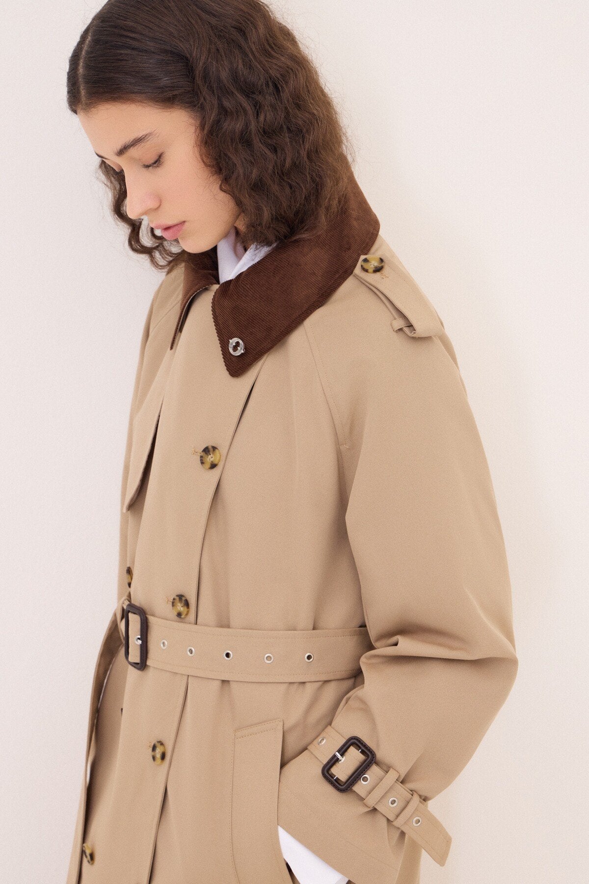 OTTOD'AME Trench con imbottitura removibile