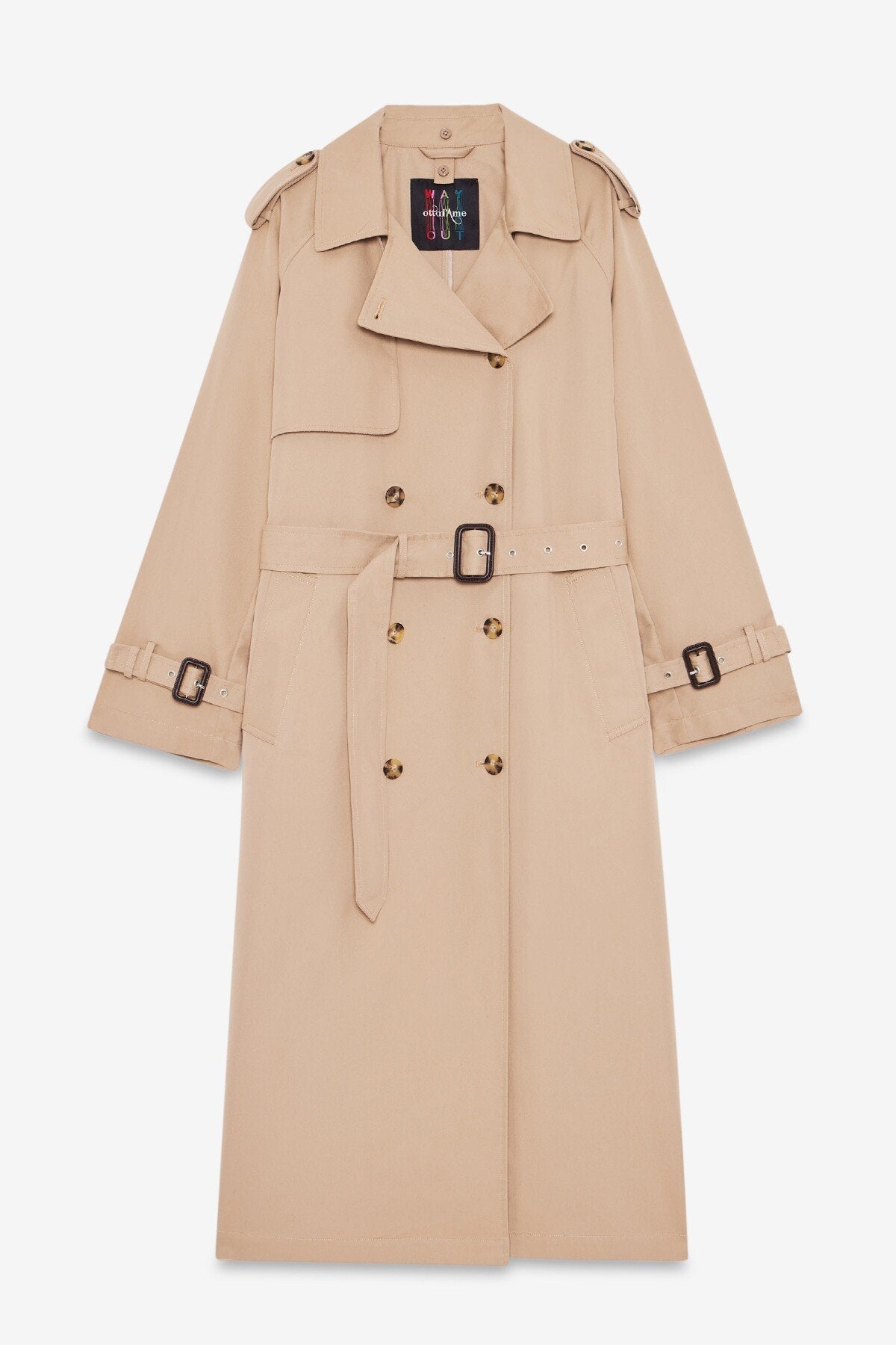 OTTOD'AME Trench con imbottitura removibile