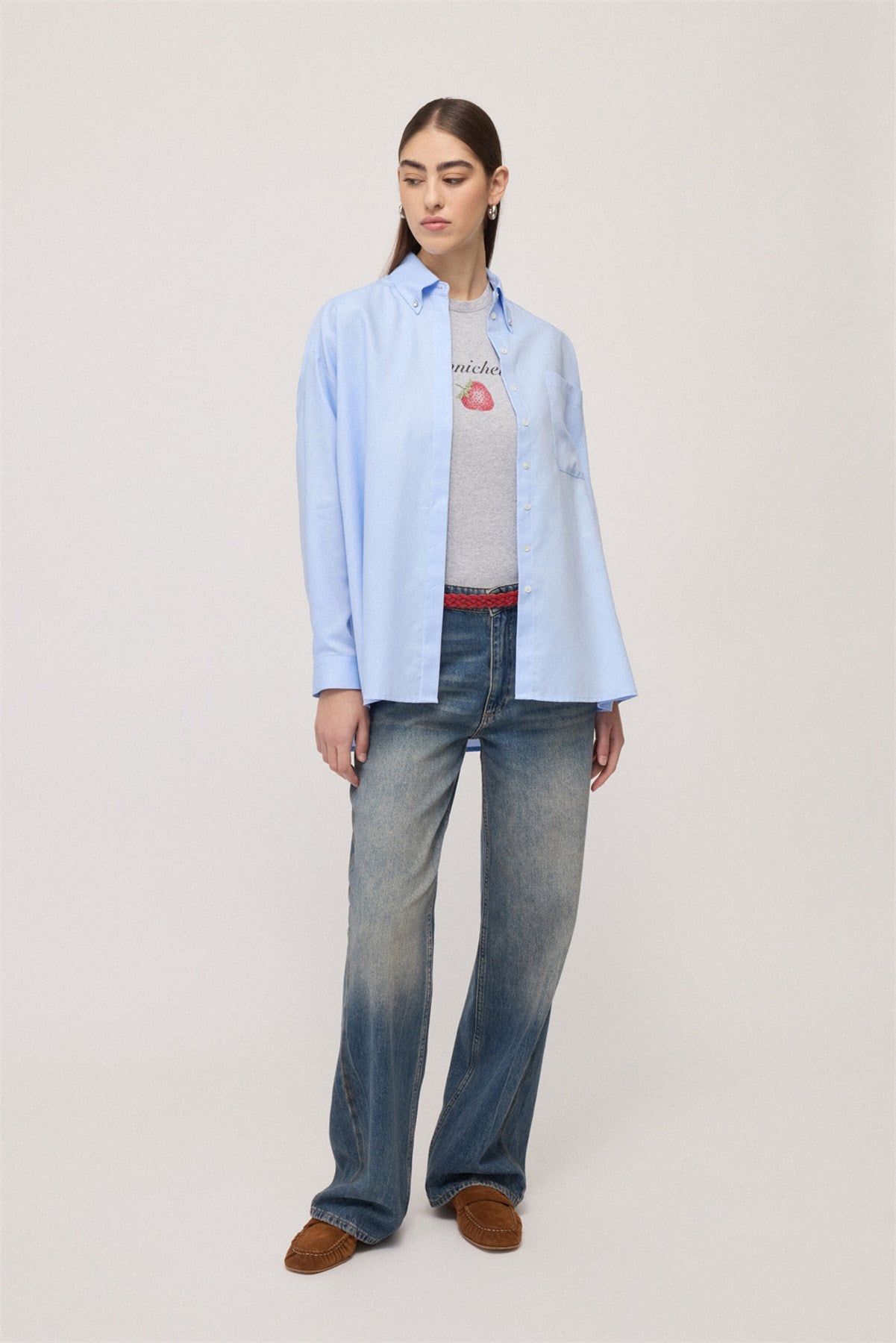 OTTOD'AME - T-shirt regular in cotone